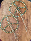 Green peace signs