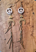 Peace sign dangles