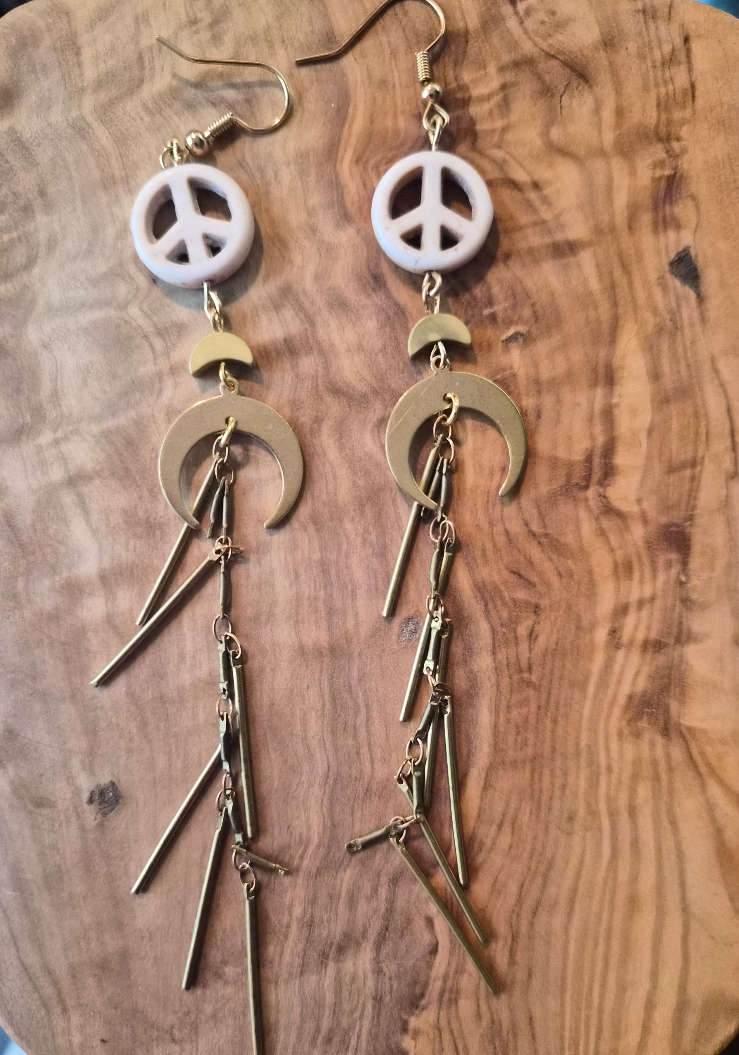 Peace sign dangles