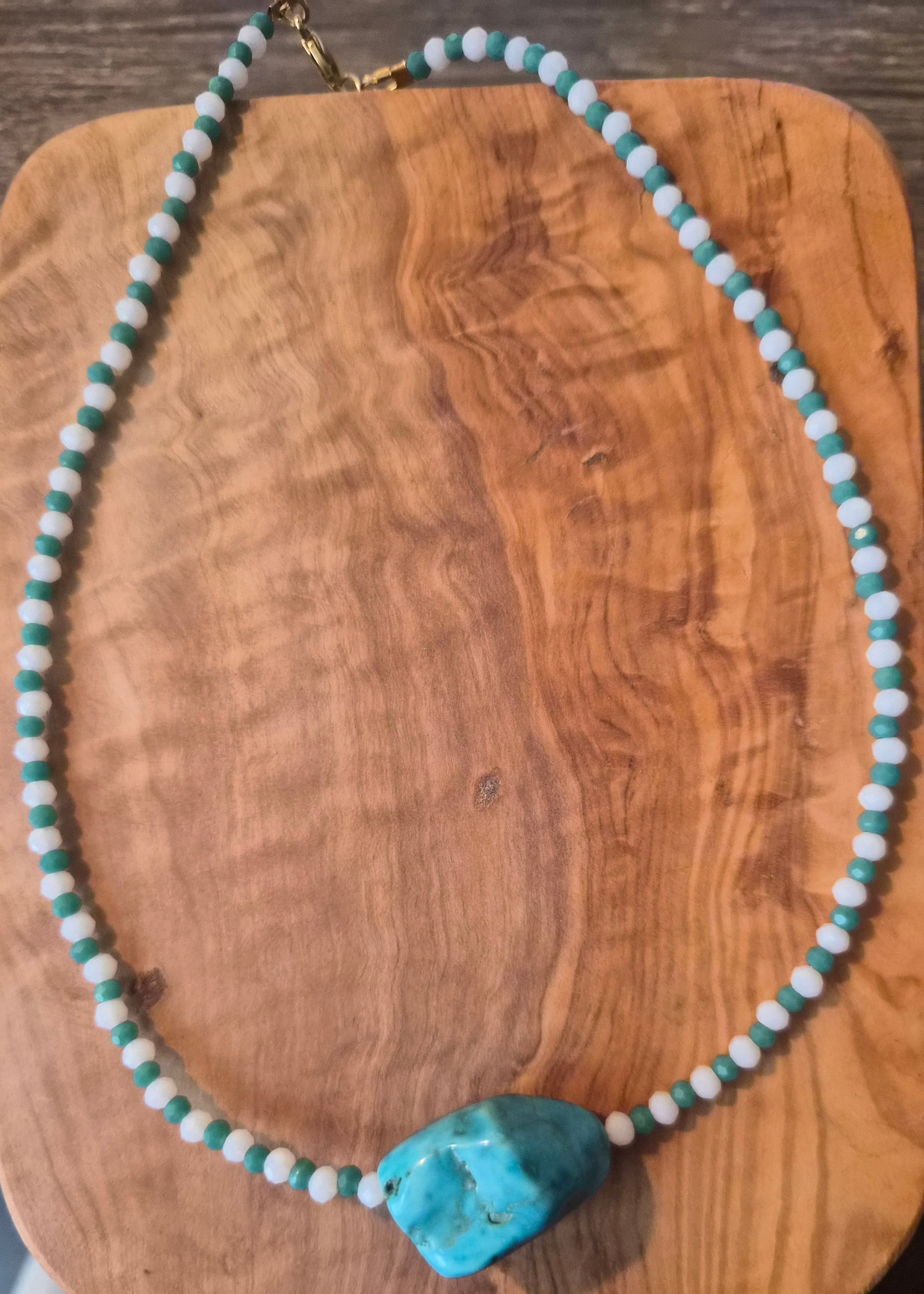 Beaded turquoise