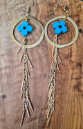 Turquoise flowers