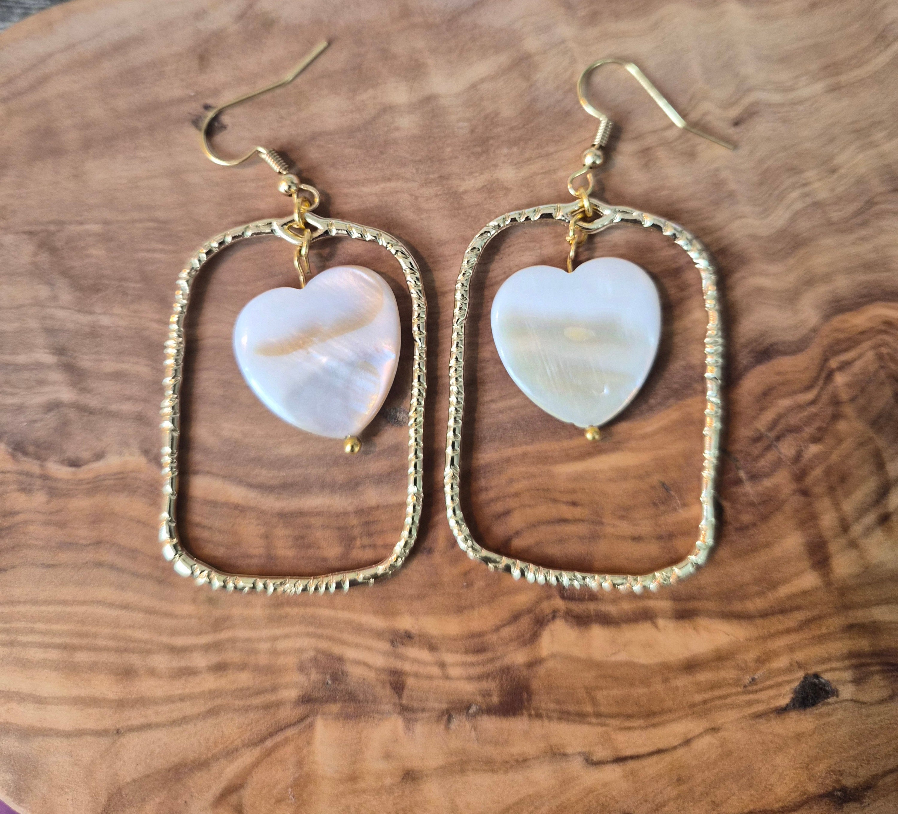 Mother of pearl hearts