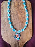 Turquoise cactus necklace